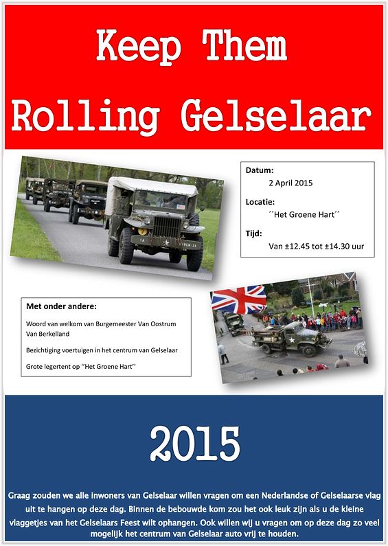 Keep them Rolling 2015 Gelselaar